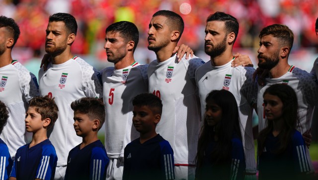 FIFA World Cup: Iran team sing national anthem before Wales encounter FIFA World Cup: Iran team sing national anthem before Wales encounter