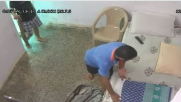 Satyendar Jain's jail luxury saga continues: Latest footage shows house-keeping staff at work in minister's cell; Watch