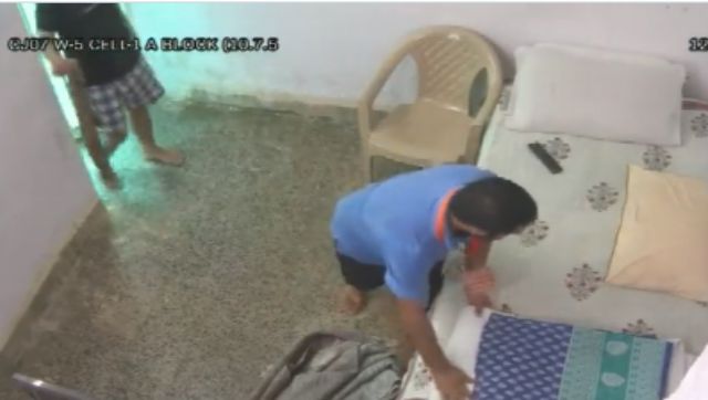 Satyendar Jain's jail luxury saga continues: Latest footage shows house-keeping staff at work in minister's cell; Watch Satyendar Jain's jail luxury saga continues: Latest footage shows house-keeping staff at work in minister's cell; Watch