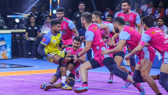 PKL: Jaipur Pink Panthers beat Tamil Thalaivas 41-26 PKL: Jaipur Pink Panthers beat Tamil Thalaivas 41-26