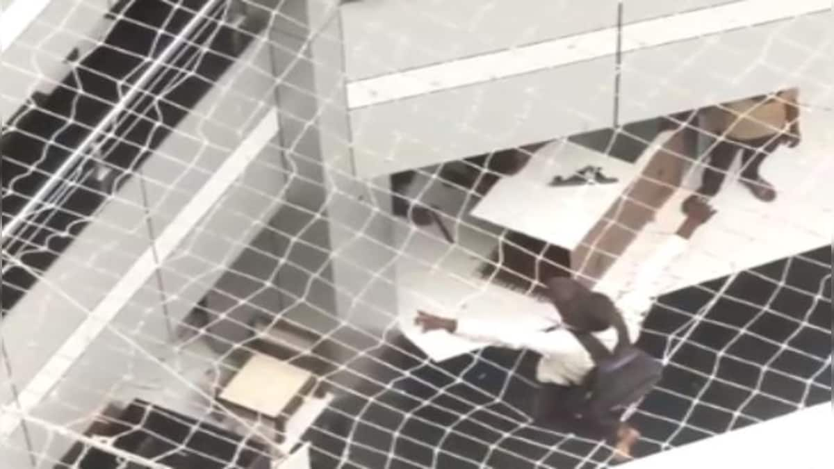 Watch: Man jumps from sixth floor of Mumbai’s Mantralaya building, lands on safety net