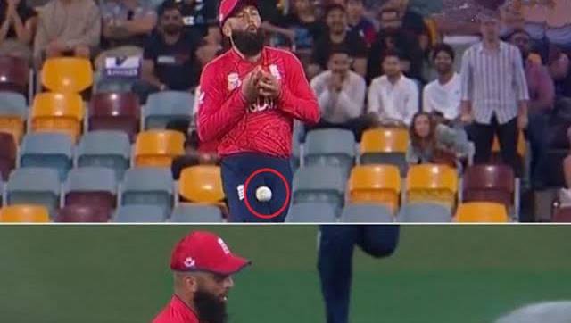 England vs New Zealand T20 World Cup: Moeen Ali drops a dolly; watch video England vs New Zealand T20 World Cup: Moeen Ali drops a dolly; watch video