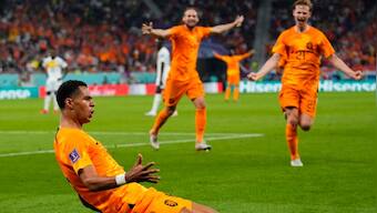 FIFA World Cup: Netherlands strike late to beat Senegal on return to multinational event
