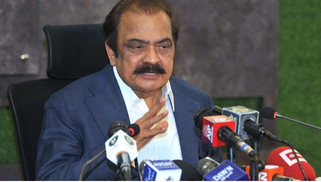 Pakistan minister Rana Sanaullah gives religious angle to Imran Khan attack Pakistan minister Rana Sanaullah gives religious angle to Imran Khan attack