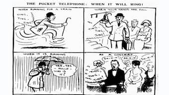 'Scarcely believable': Shashi Tharoor shares 1919 cartoon of 'pocket telephone'; internet amazed
