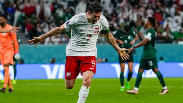 FIFA World Cup: Robert Lewandowski ends goal drought as Poland hand Saudi Arabia 2-0 loss