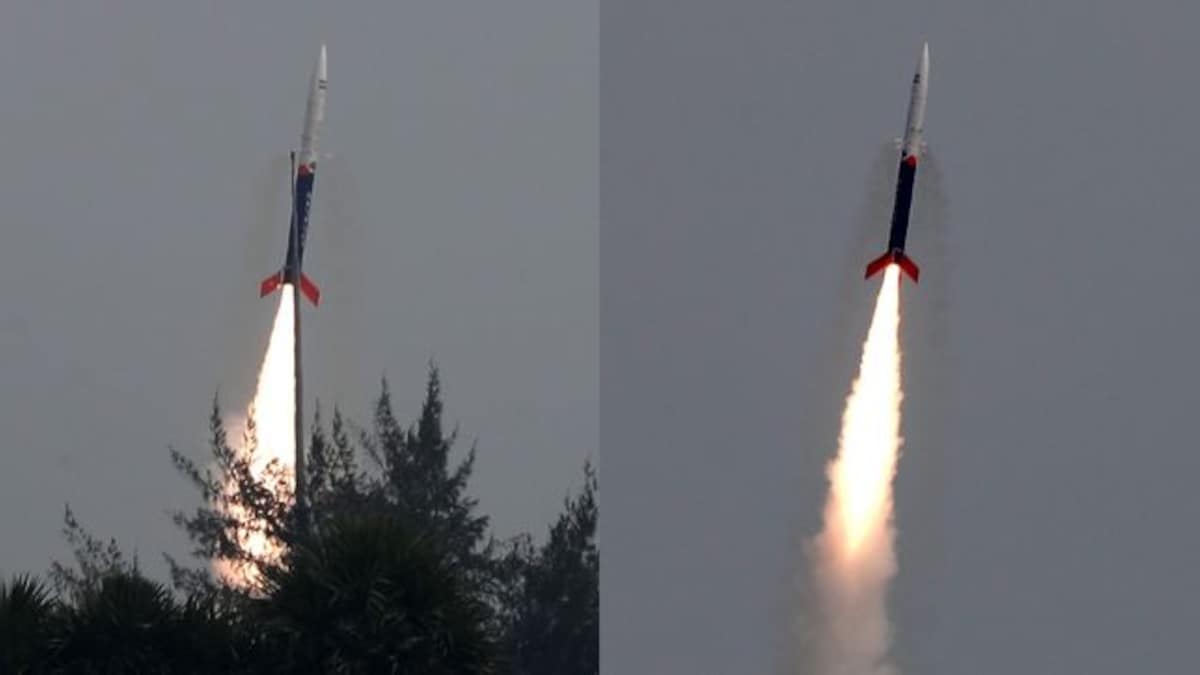 Vikram-S, India's first private rocket, lifts off from ISRO spaceport