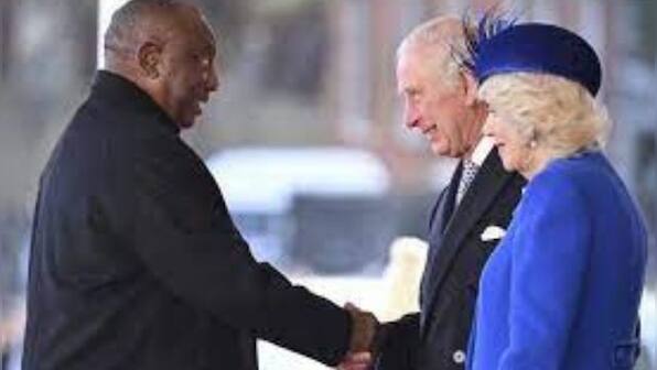 In first state visit of his reign, King Charles III welcomes South African leader Cyril Ramaphosa