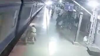 Viral video: RPF constable saves minor girl from major accident at Kerala railway station