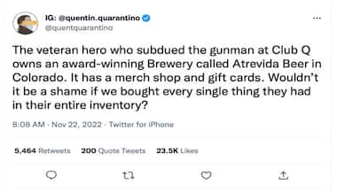 People come together to show support for military veteran who subdued Colorado Springs shooter