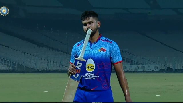 Syed Mushtaq Ali Trophy: Shreyas Iyer leads Mumbai to finals with a five-wicket win over Vidarbha Syed Mushtaq Ali Trophy: Shreyas Iyer leads Mumbai to finals with a five-wicket win over Vidarbha