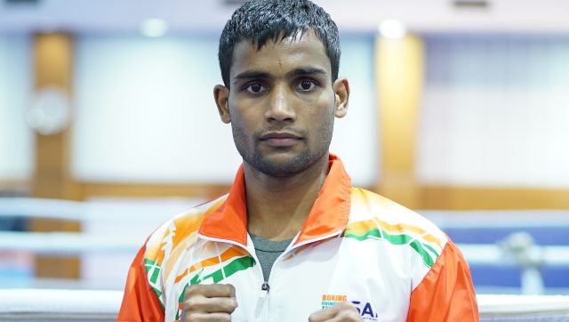 Asian Elite Boxing Championships: India open campaign with wins for Sparsh Kumar, Lakshya Chahar Asian Elite Boxing Championships: India open campaign with wins for Sparsh Kumar, Lakshya Chahar