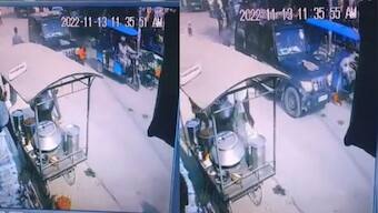 WATCH: Speeding UP police vehicle hits 2 children crossing road in Baghpat