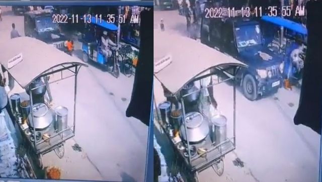 WATCH: Speeding UP police vehicle hits 2 children crossing road in Baghpat WATCH: Speeding UP police vehicle hits 2 children crossing road in Baghpat