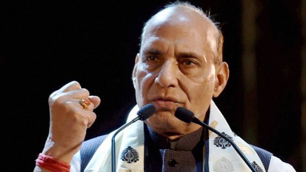 Politics catches cricket fever: 'Congress wide ball; AAP no ball; BJP good length delivery,' says Raksha Mantri Rajnath