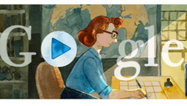 Google Doodle celebrates life of American oceanographic cartographer Marie Tharp Google Doodle celebrates life of American oceanographic cartographer Marie Tharp