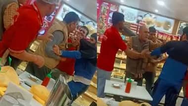 WATCH: Two Noida cops abuse, manhandle hotel staff over 'rancid' dish, attached to lines
