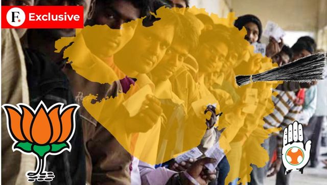 Gujarat Elections 2022: BJP poised for easy win with over 120 seats; AAP nibbling Congress, says PRACCIS survey Gujarat Elections 2022: BJP poised for easy win with over 120 seats; AAP nibbling Congress, says PRACCIS survey