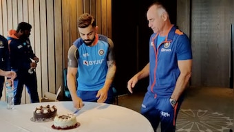 Watch: Team India celebrates Virat Kohli and Paddy Upton’s birthday in Australia