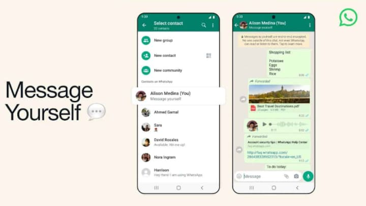 WhatsApp to roll out ‘Message Yourself’ feature for Android and iOS users; check how you can access it