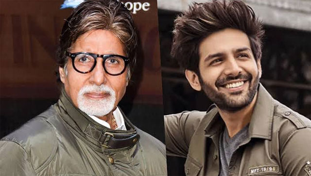 Amitabh Bachchan amazed by Kartik Aaryan's female fan following in latest promo of KBC Amitabh Bachchan amazed by Kartik Aaryan's female fan following in latest promo of KBC