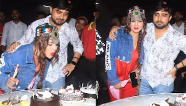 Rakhi Sawant celebrates her birthday at midnight with boyfriend Adil Khan Durrani
