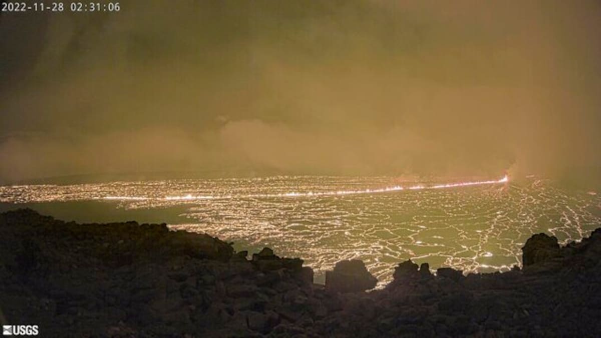 WATCH: World's largest active volcano Mauna Loa erupts in Hawaii