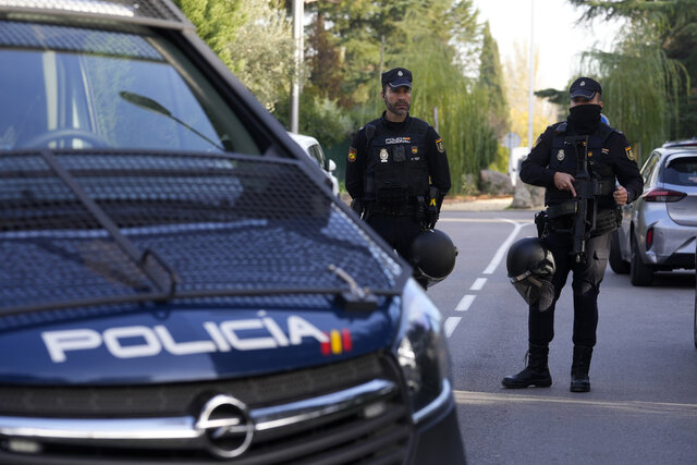 Spain: Ukraine embassy employee in Madrid 'lightly' injured by letter bomb, say police Spain: Ukraine embassy employee in Madrid 'lightly' injured by letter bomb, say police
