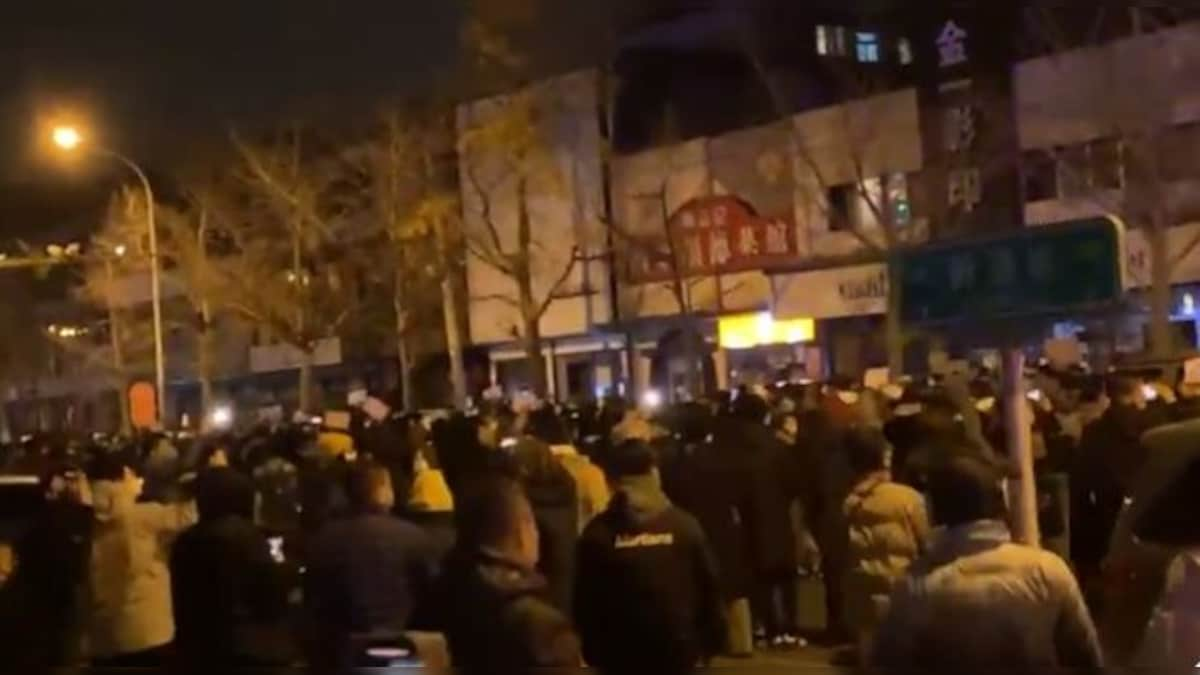 WATCH: Protests against COVID restrictions spread to Beijing's diplomatic enclave