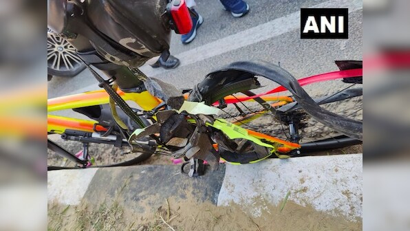 Delhi: 50-year-old cyclist dies after being hit by BMW with VIP plate, driver arrested