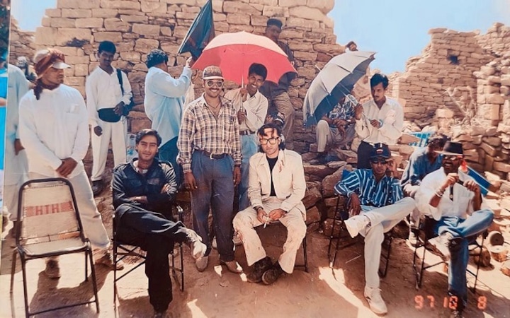 Throwback Thursday: Ajay Devgn shares unseen picture with Saif Ali Khan from sets of Kachche Dhaage