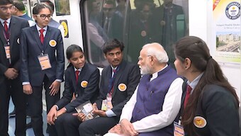 PM Modi inaugurates Phase-I of Nagpur Metro rail project, takes train ride