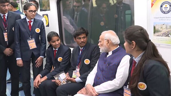 PM Modi inaugurates Phase-I of Nagpur Metro rail project, takes train ride