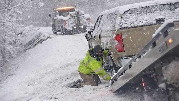 'Atmospheric river' dumps heavy rain, snow across California