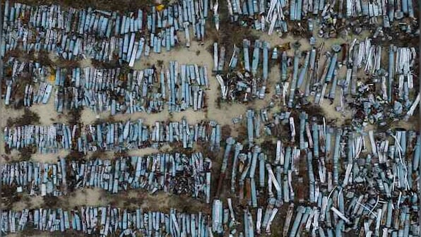Russian missile 'cemetery' in Kharkiv recalls human cost of war in Ukraine