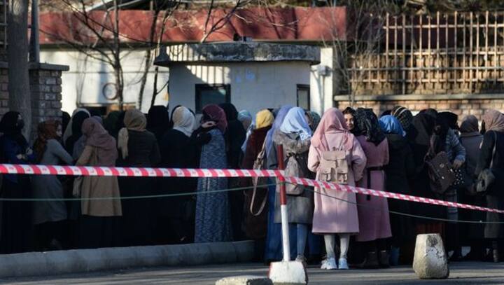 WATCH: Taliban says girls can't attend universities, but boys take offence