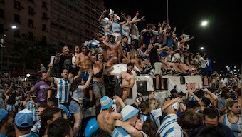 Watch: Argentina fans go wild in Buenos Aires after 'epic' FIFA World Cup win