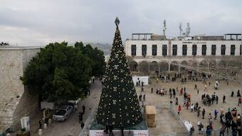 Bethlehem rebounds from coronavirus pandemic, lifting Christmas spirits