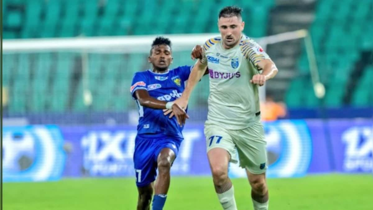 ISL 2022-23: Vincy Barretto's strike helps Chennaiyin FC hold Kerala Blasters FC to a 1-1 draw