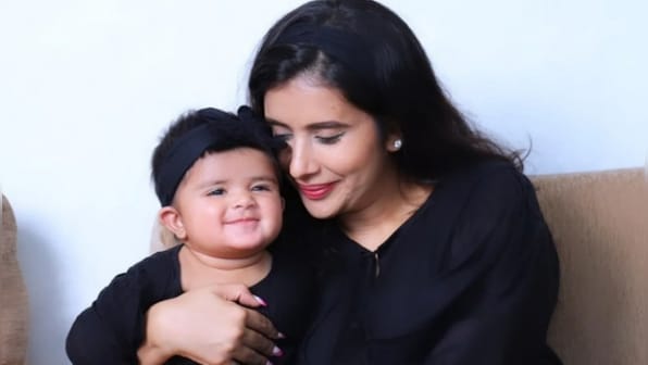 Charu Asopa express happiness as daughter Ziana walks her first steps, calls it 'big day'