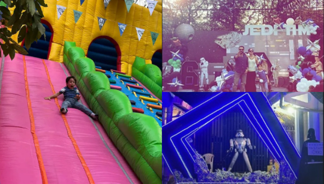 Kareena Kapoor and Saif Ali Khan host pre-birthday bash for son Taimur, check pics Kareena Kapoor and Saif Ali Khan host pre-birthday bash for son Taimur, check pics