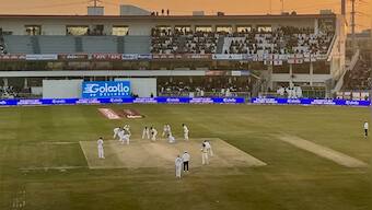 Pakistan vs England: Visitors shine in fading light; Watch winning moments