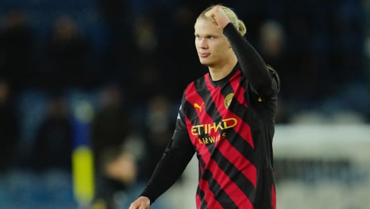 Premier League: Erling Haaland scores twice on return to Leeds in Manchester City win