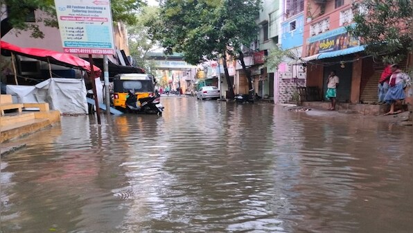 Cyclone Mandous triggers heavy rainfall in Tamil Nadu: Chennai roads waterlogged, trees uprooted