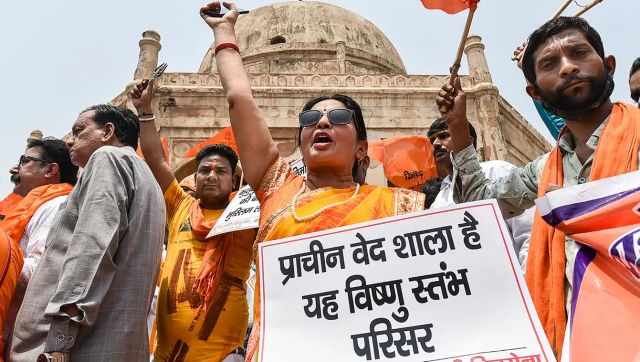 Security beefed up in Mathura ahead of ABHM's call for reciting Hanuman Chalisa inside mosque Security beefed up in Mathura ahead of ABHM's call for reciting Hanuman Chalisa inside mosque