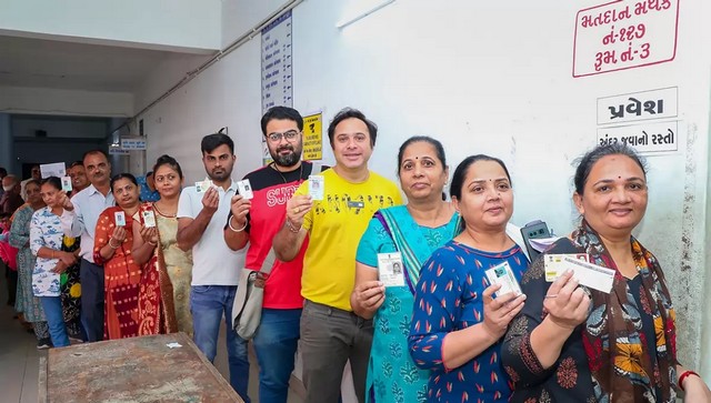 Gujarat Assembly elections: 60.2% voter turnout in first phase; PM Modi holds mega roadshow in Ahmedabad Gujarat Assembly elections: 60.2% voter turnout in first phase; PM Modi holds mega roadshow in Ahmedabad