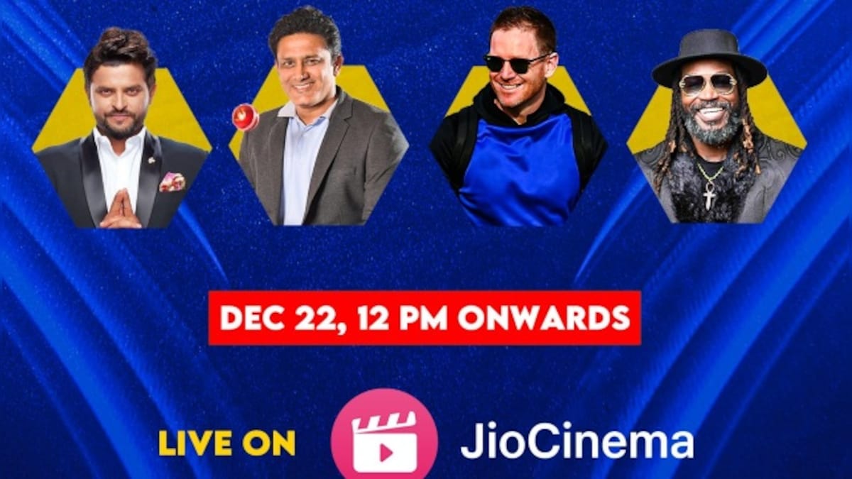 IPL 2023 Auction Jio Cinema to stream event live including expert