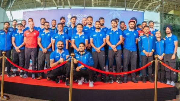 Indian men's hockey team lands in Bhubaneswar for World Cup