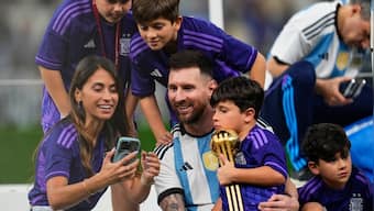 FIFA World Cup: Lionel Messi celebrates with family after much-awaited title, Watch