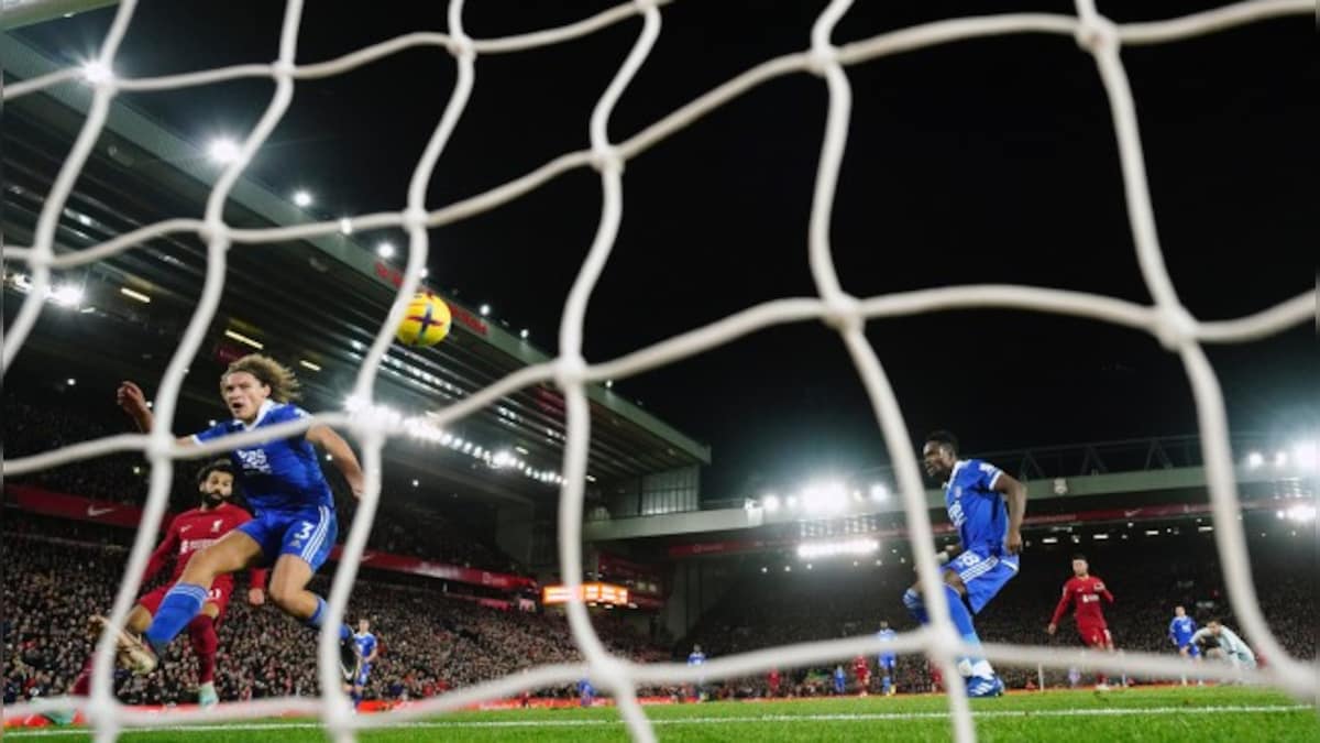 Premier League: Wout Faes in double own-goal disaster as Liverpool down Leicester